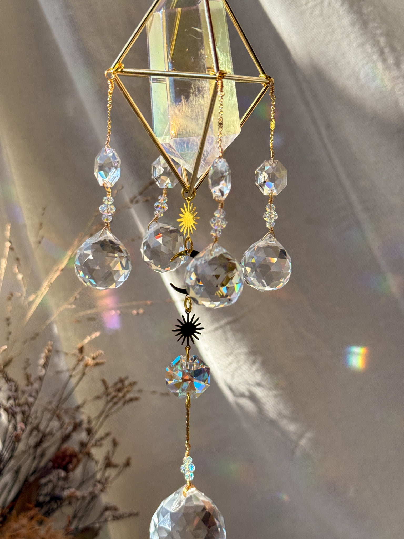 little Sunshine - Rainbow Aura Quartz A