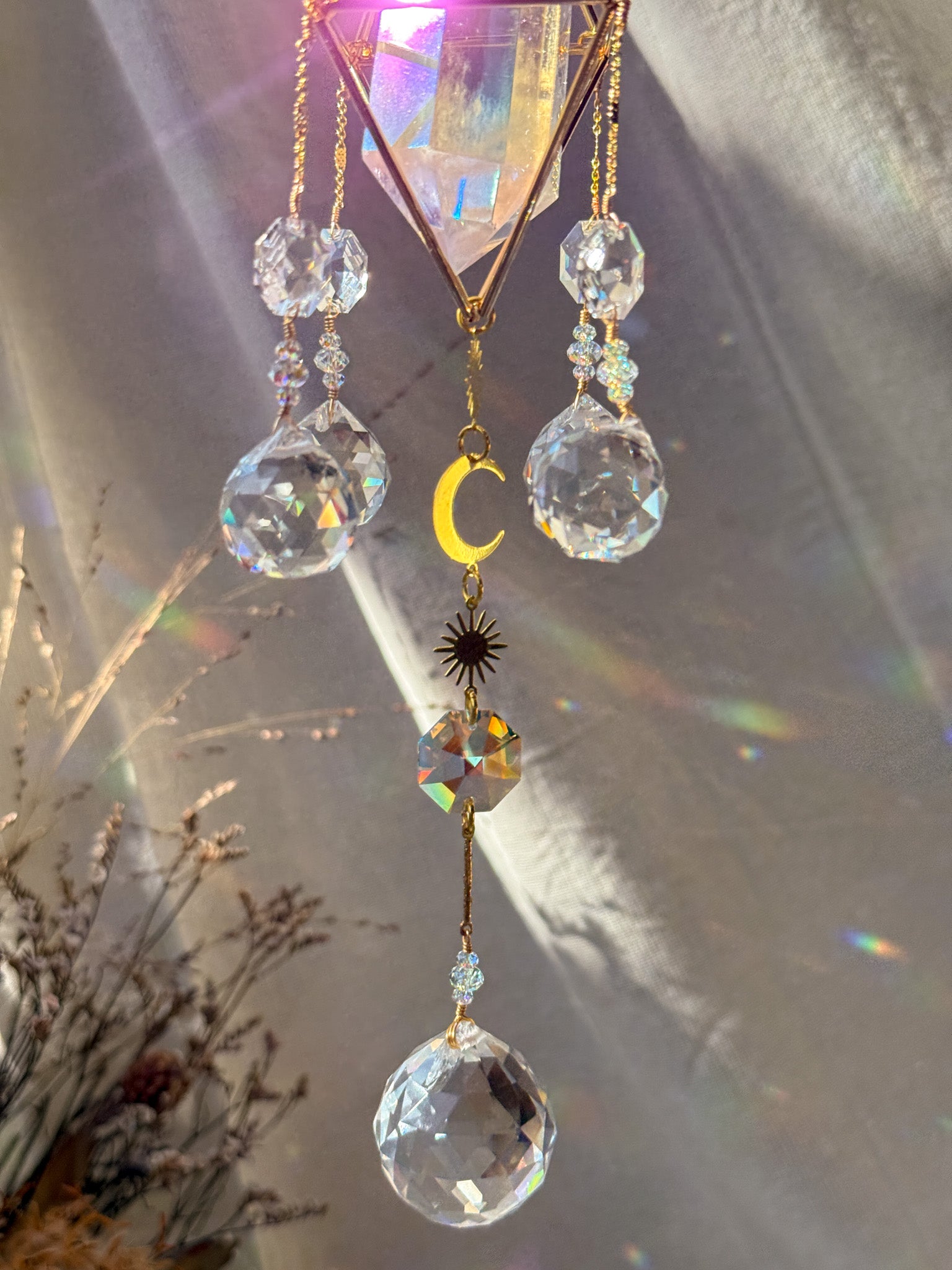 little Sunshine - Rainbow Aura Quartz A