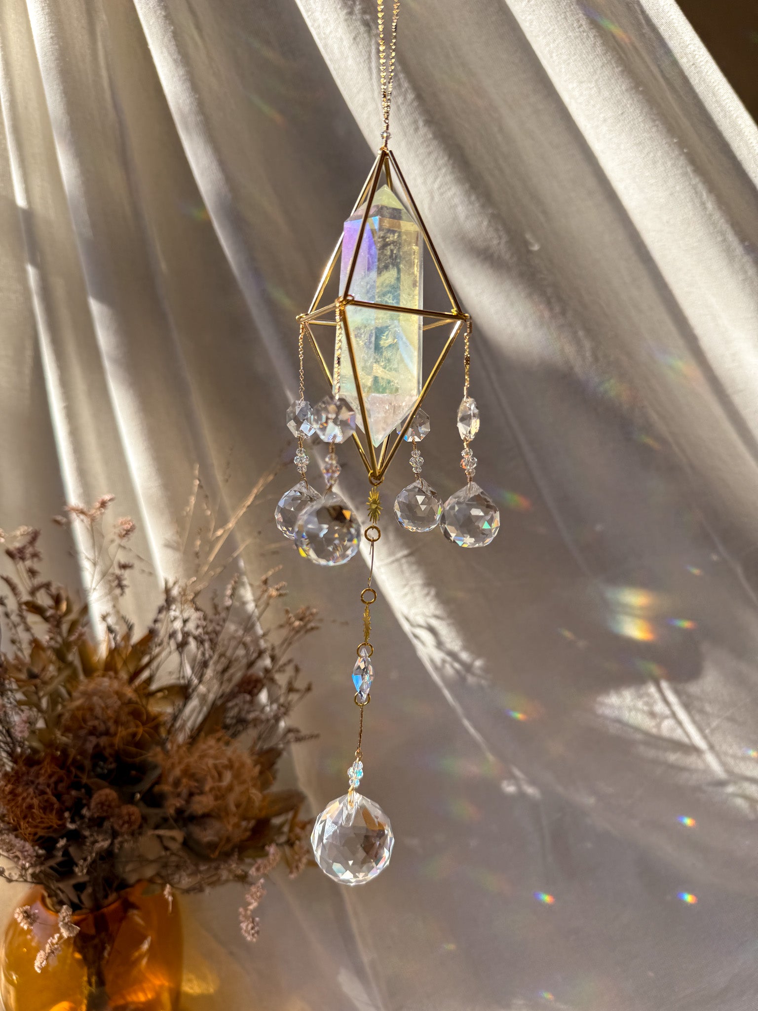 little Sunshine - Rainbow Aura Quartz B