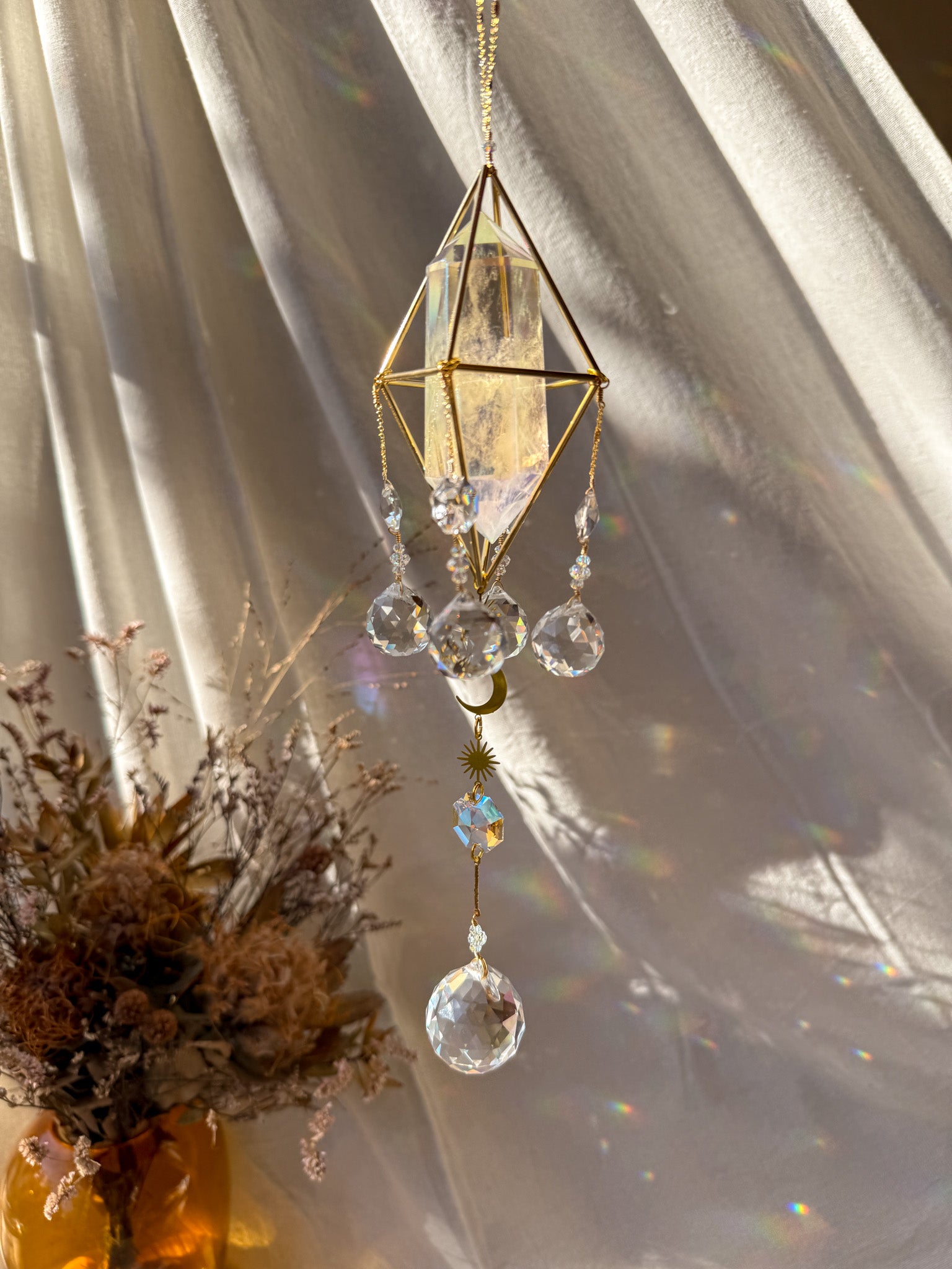 little Sunshine - Rainbow Aura Quartz B