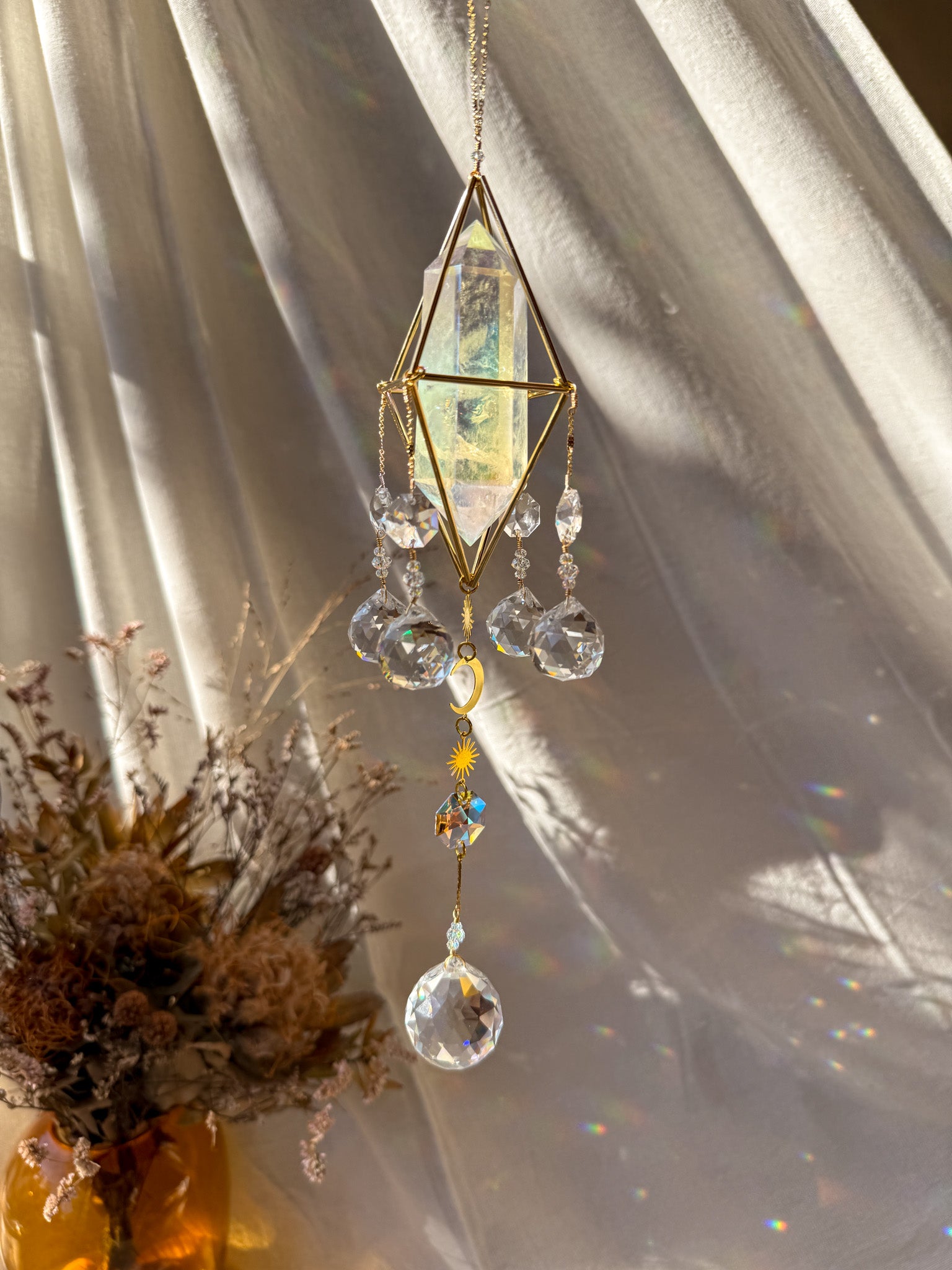 little Sunshine - Rainbow Aura Quartz B