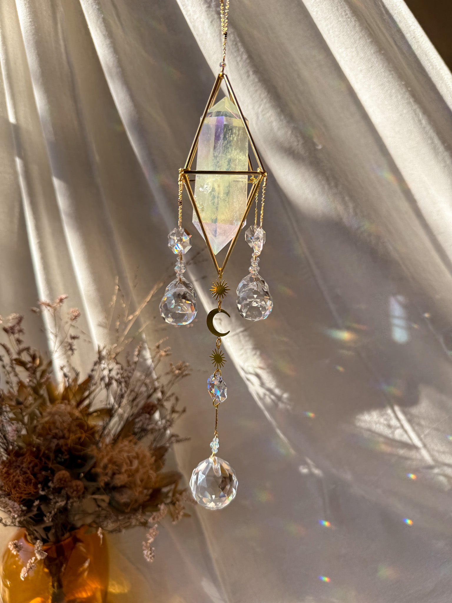 little Sunshine - Rainbow Aura Quartz B