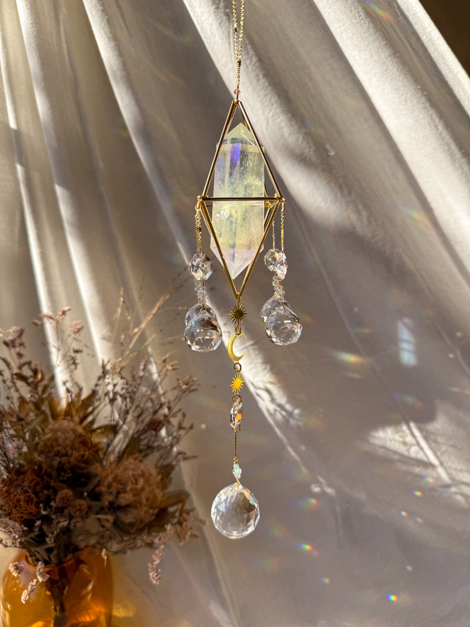 little Sunshine - Rainbow Aura Quartz B