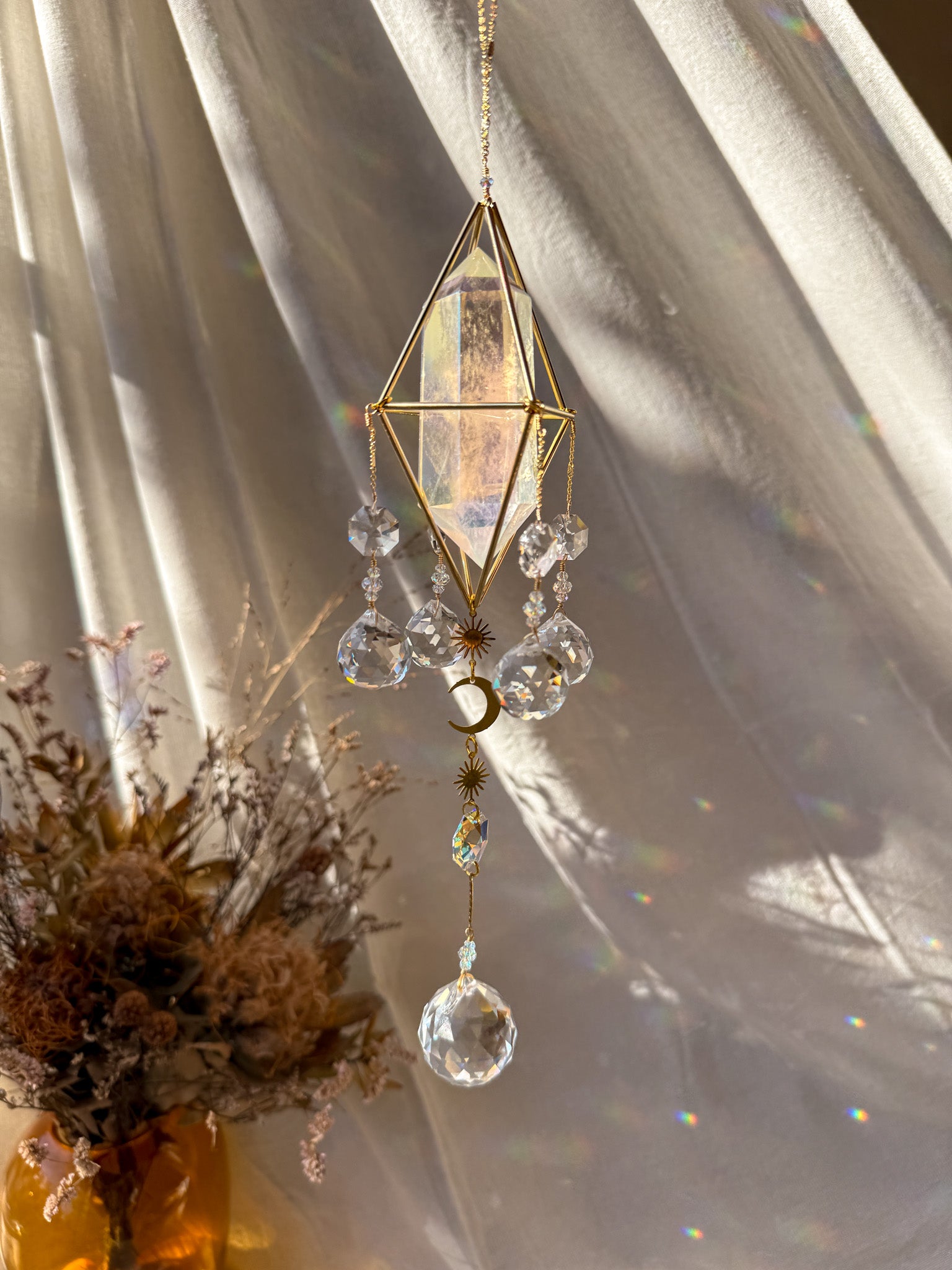 little Sunshine - Rainbow Aura Quartz B