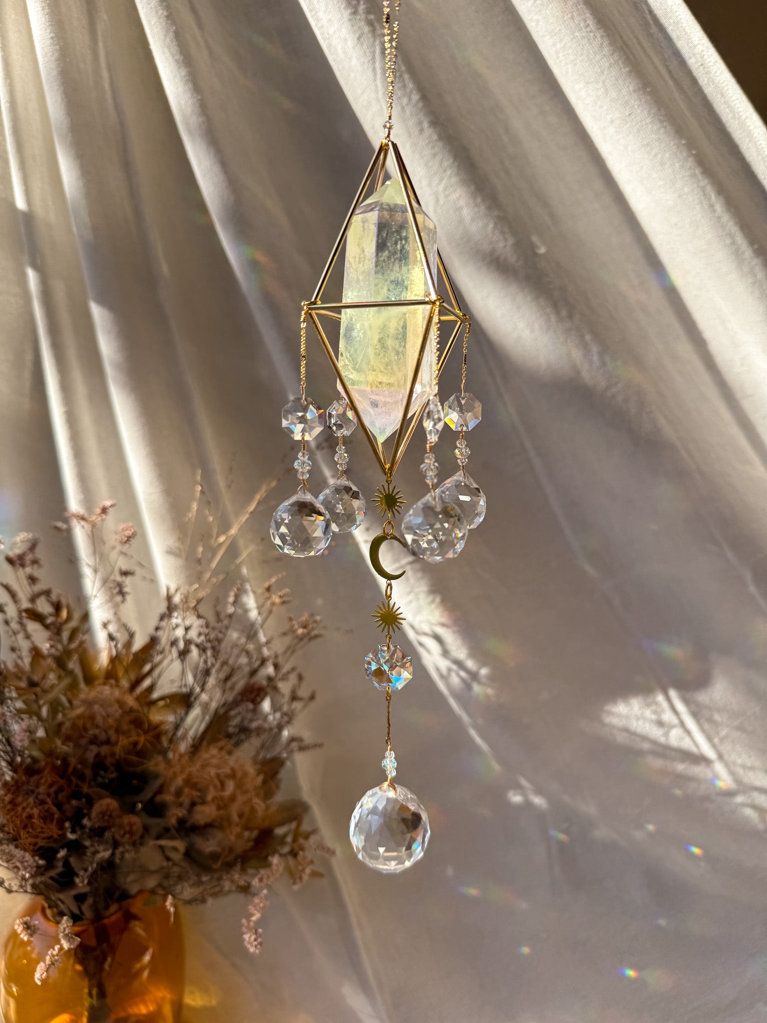 little Sunshine - Rainbow Aura Quartz B