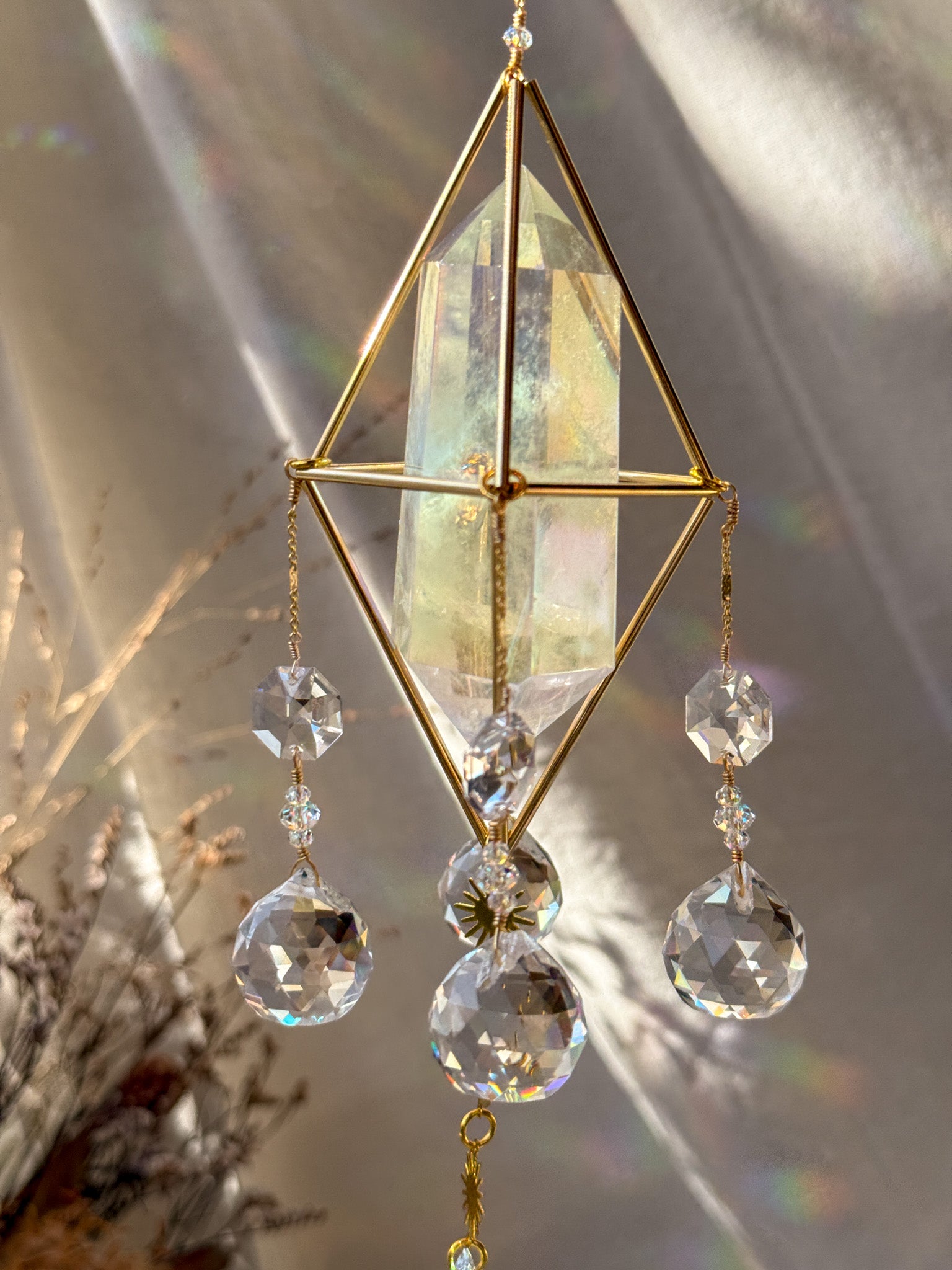 little Sunshine - Rainbow Aura Quartz B