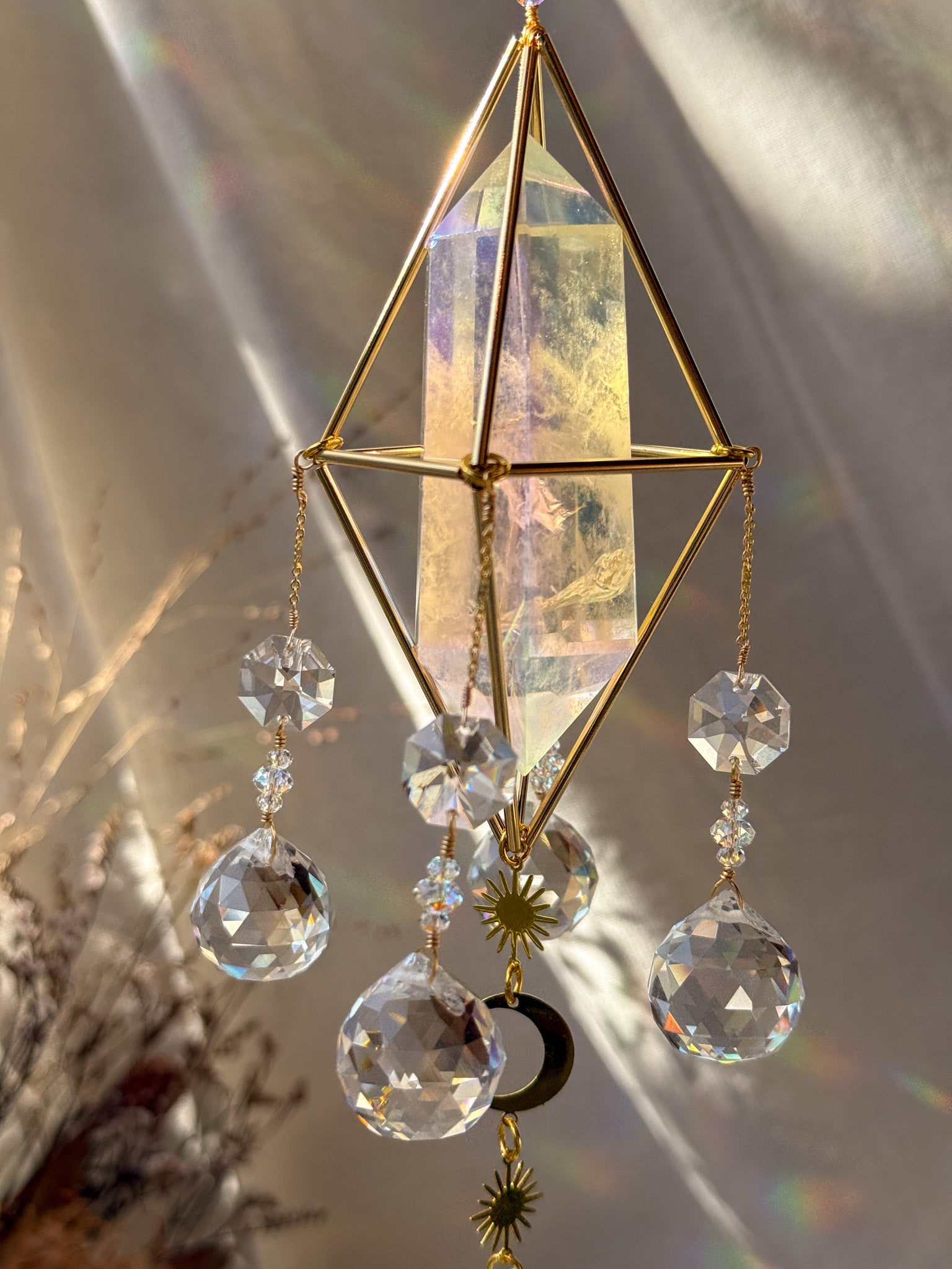 little Sunshine - Rainbow Aura Quartz B