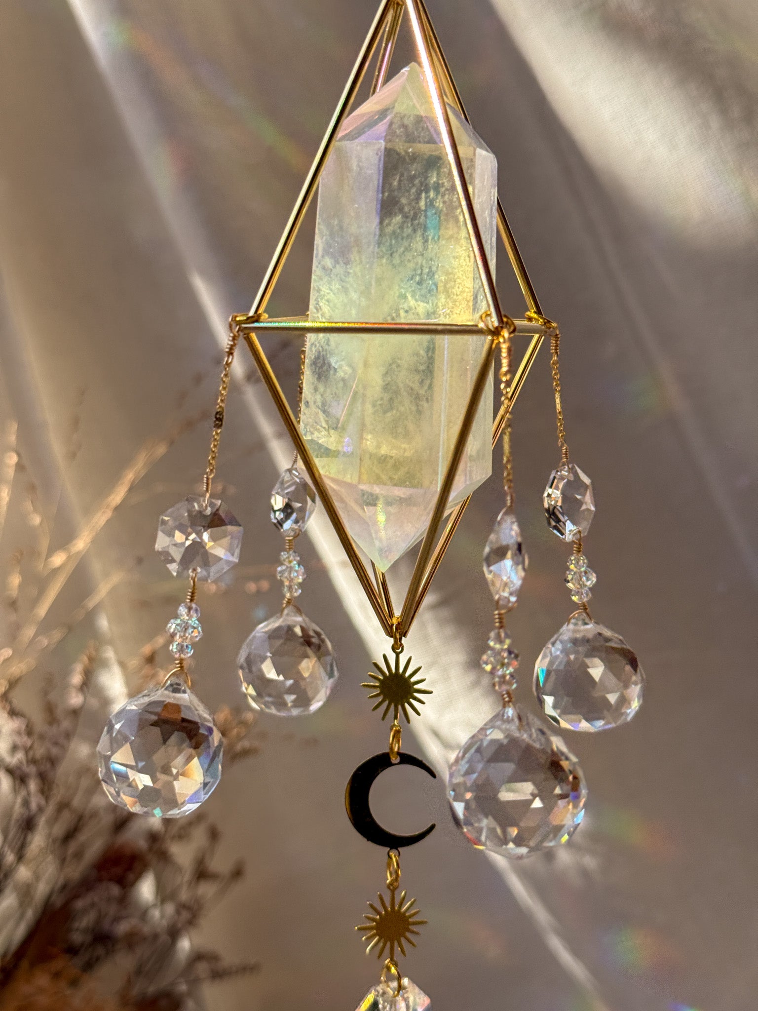 little Sunshine - Rainbow Aura Quartz B