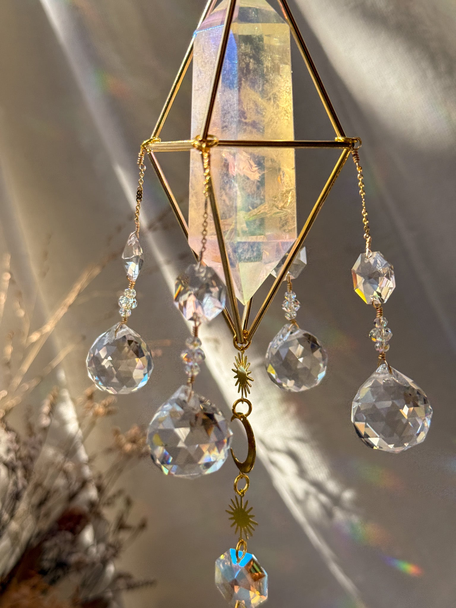 little Sunshine - Rainbow Aura Quartz B