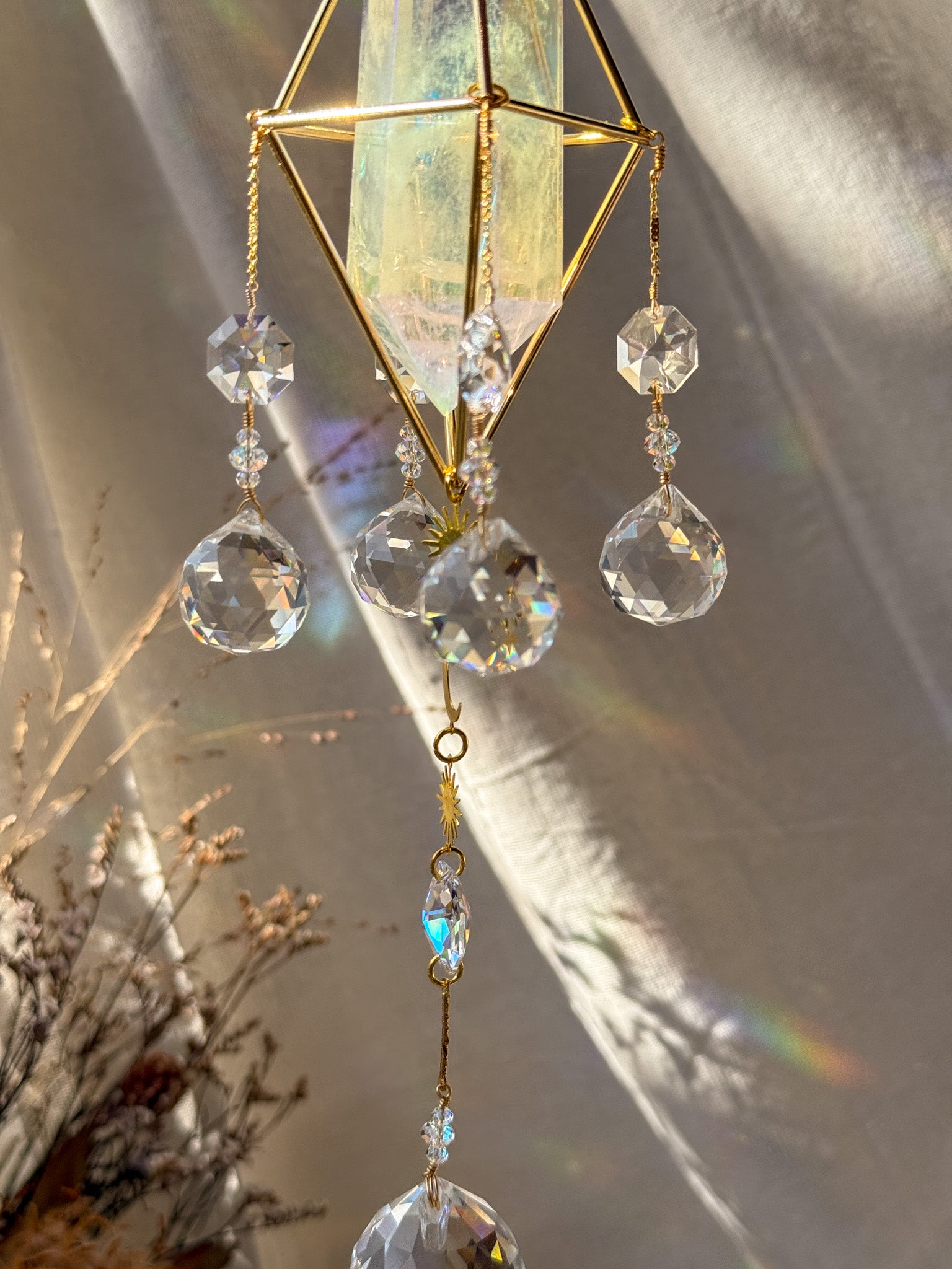 little Sunshine - Rainbow Aura Quartz B