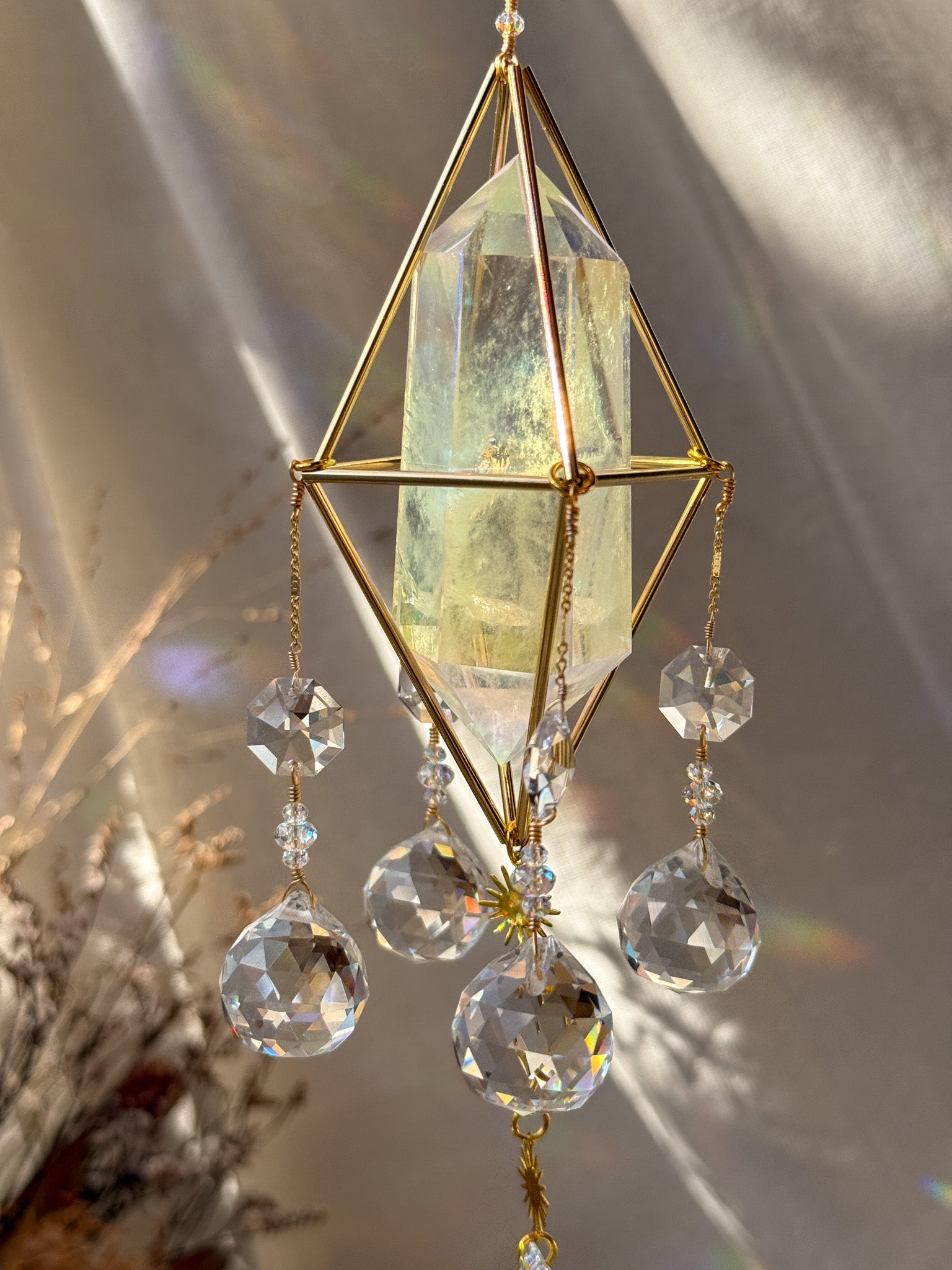 little Sunshine - Rainbow Aura Quartz B