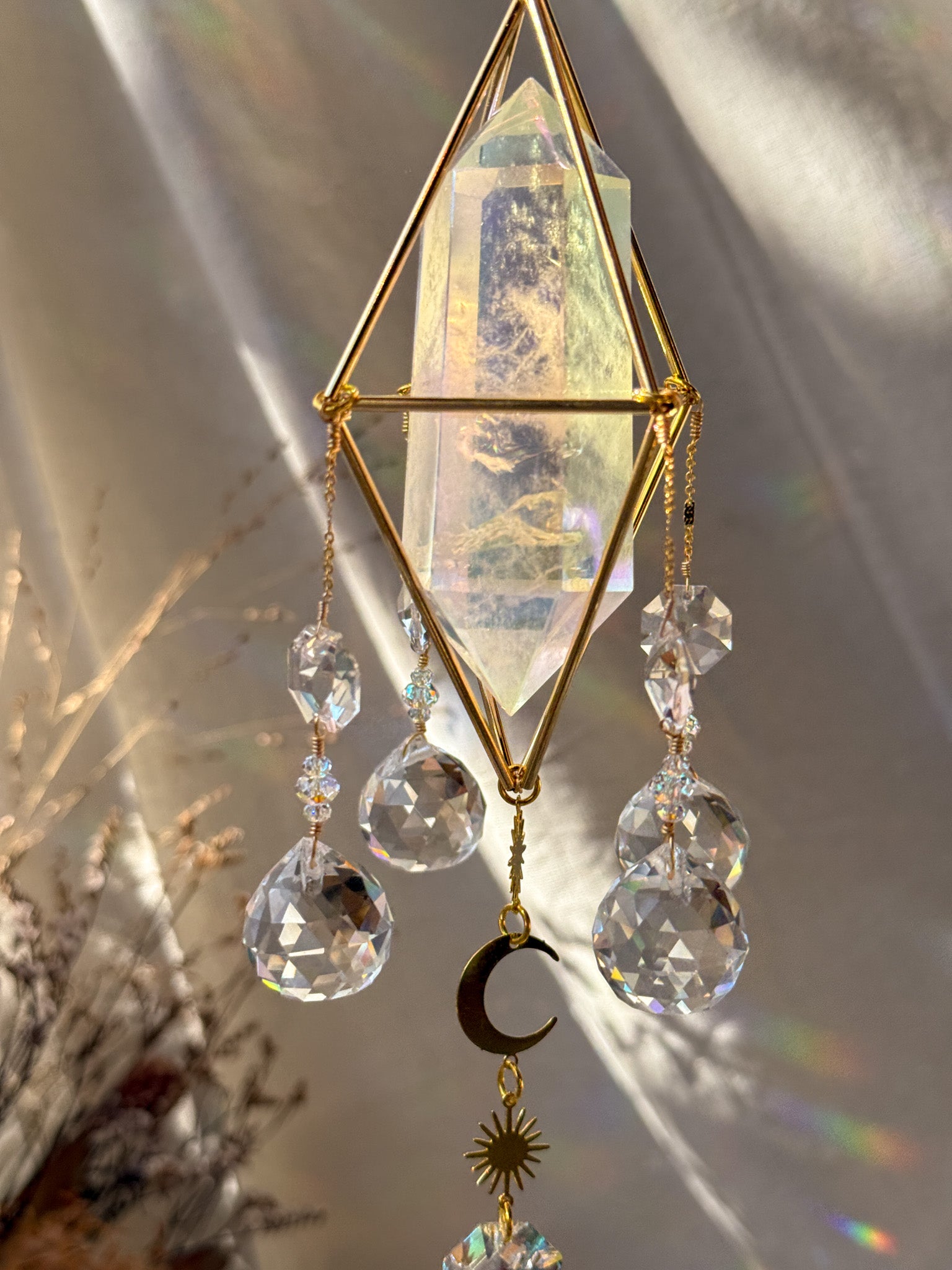 little Sunshine - Rainbow Aura Quartz B