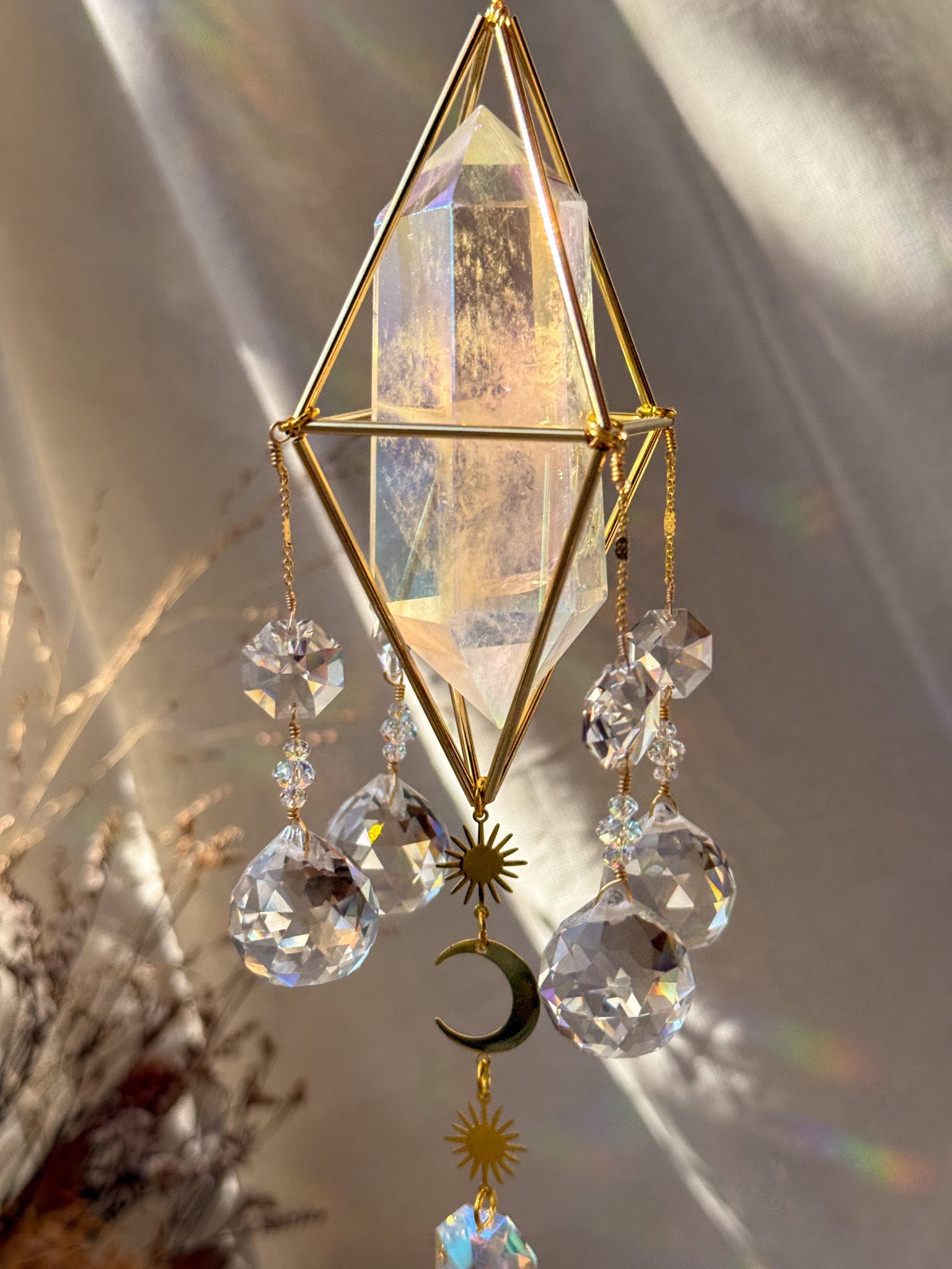 little Sunshine - Rainbow Aura Quartz B